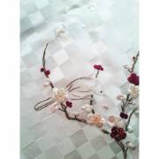 Foulard en soie Printemps Japonais, fleurs de cerisier